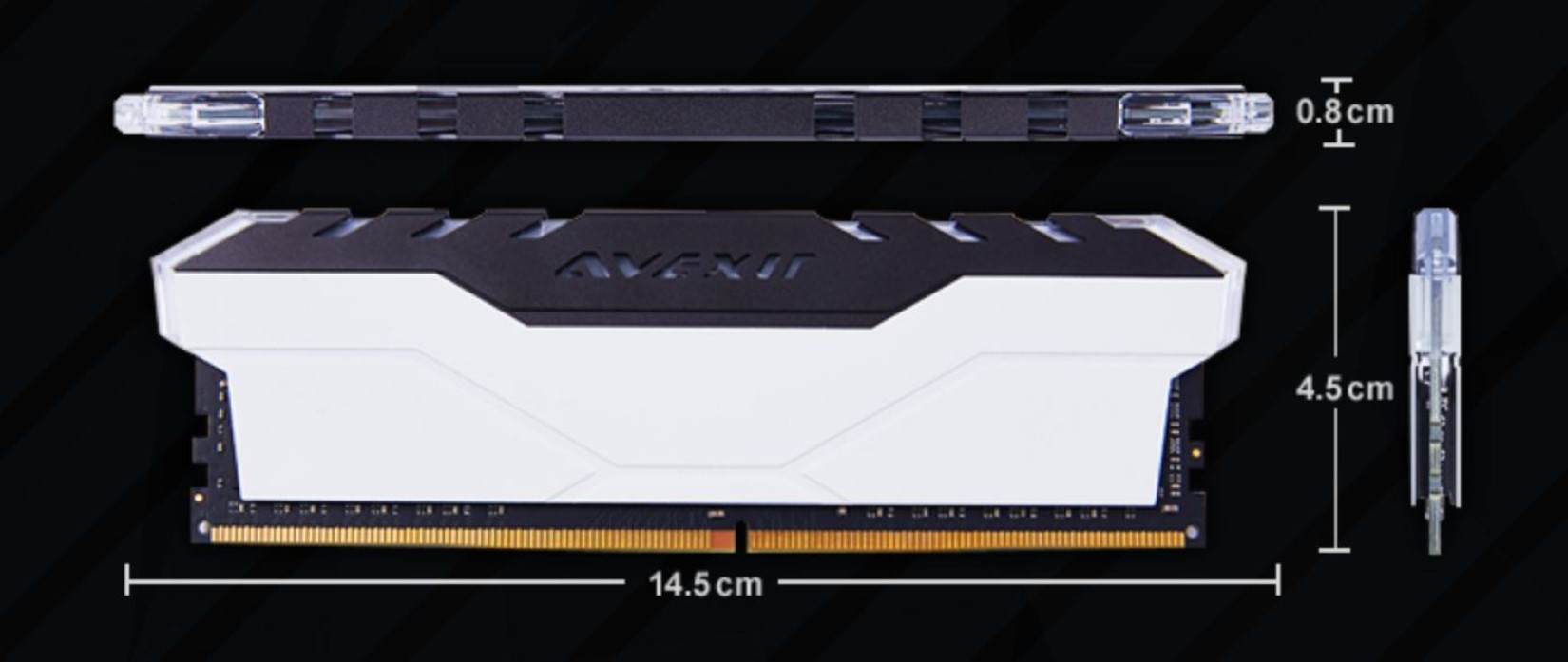 Ram Desktop AVEXIR 2C2A - Core 2 RGB